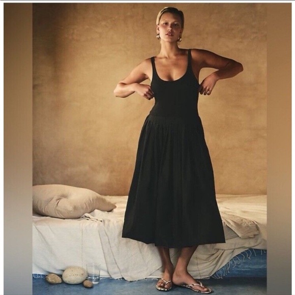 J.Crew Black Knit Mixy Bubble Hem Dress with Pockets Size XL Style BY828 NEW - Picture 2 of 14